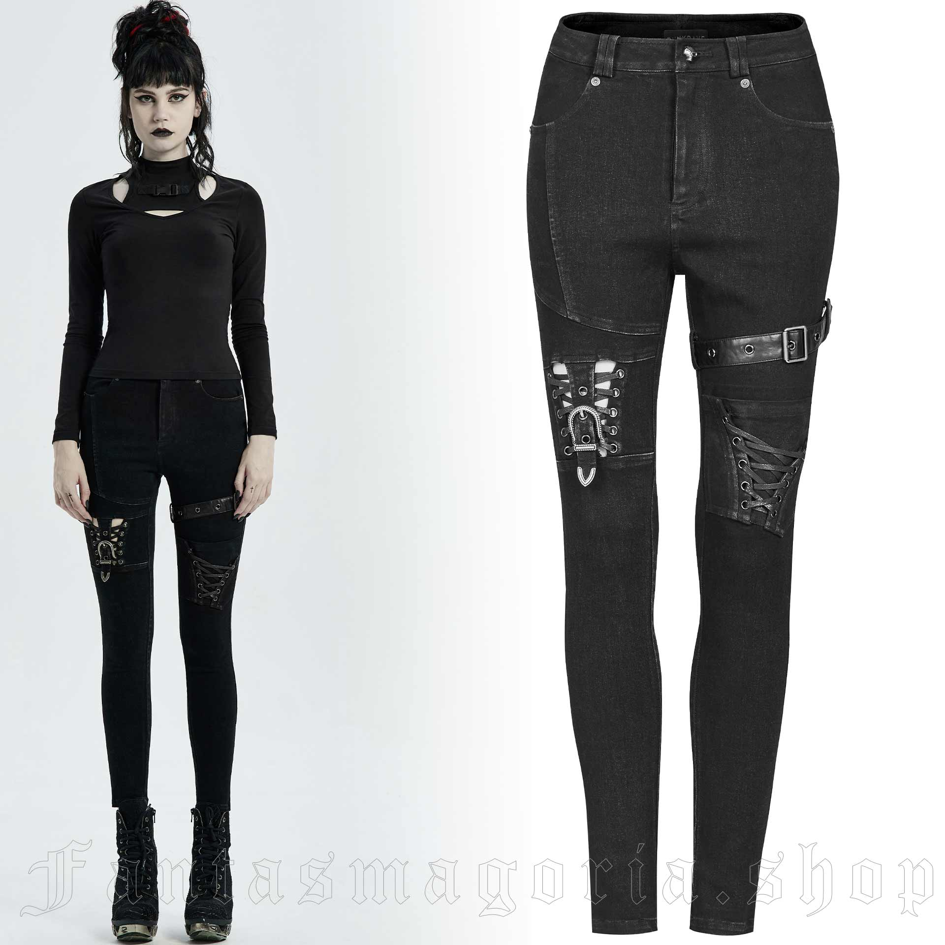 Restricted Reality Trousers - Punk Rave - WK-468 1