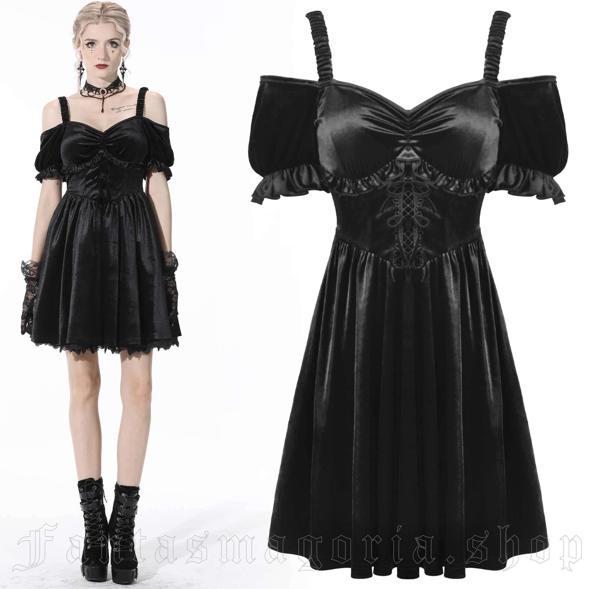 Gothic Requiem Black Dress Dark in Love DW541/BK 1