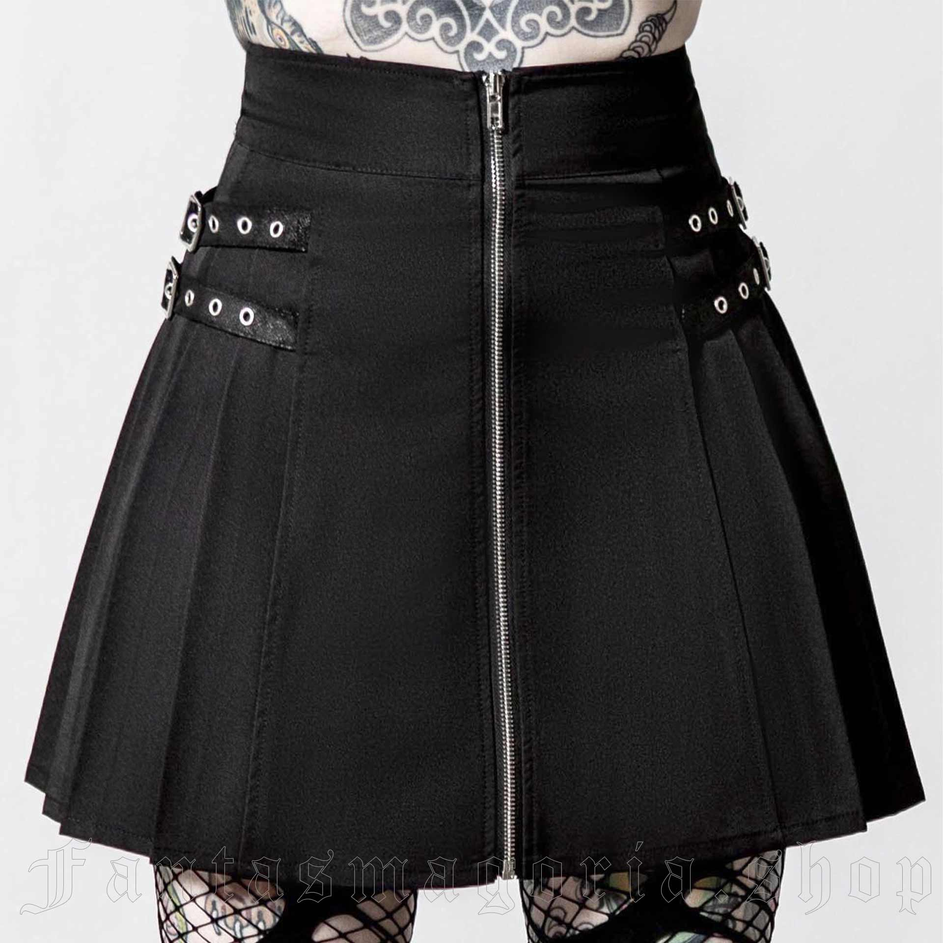 Heaven's On Fire Mini Skirt by KILLSTAR brand