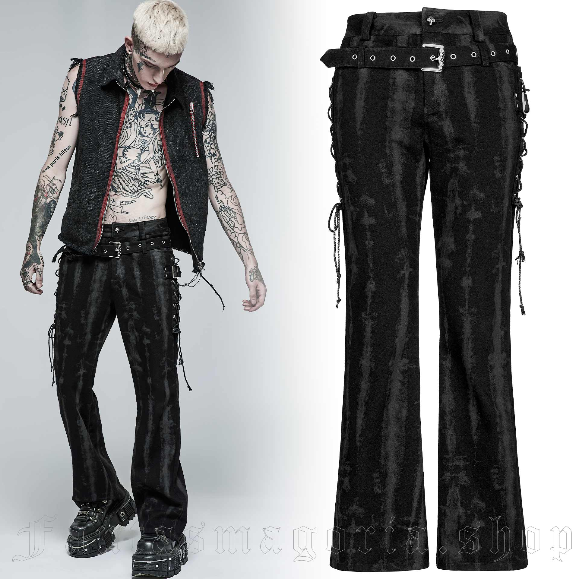 Ashes To Ashes Trousers Punk Rave WK-504 1