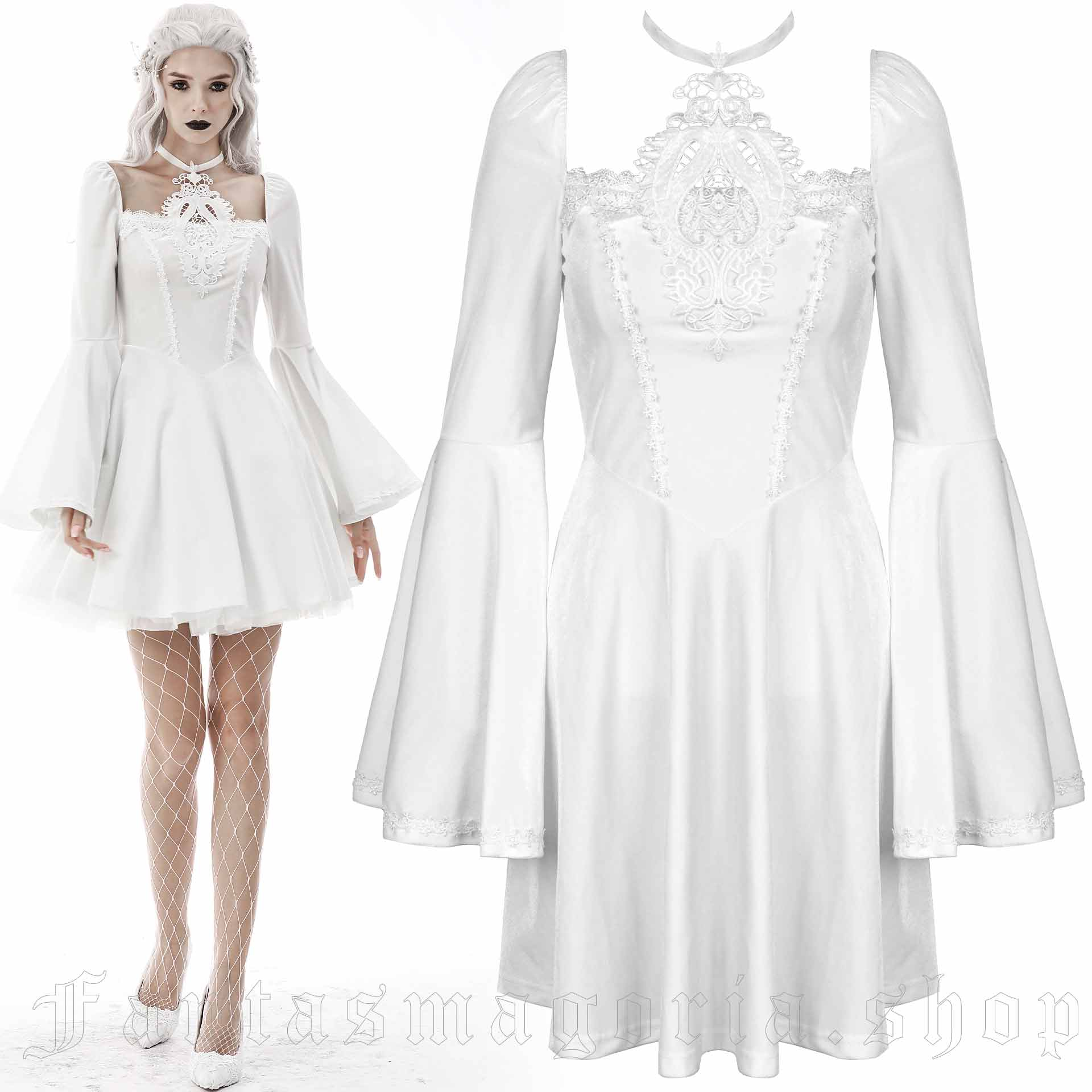 White Mage Dress - Dark in Love - DW594WH 1
