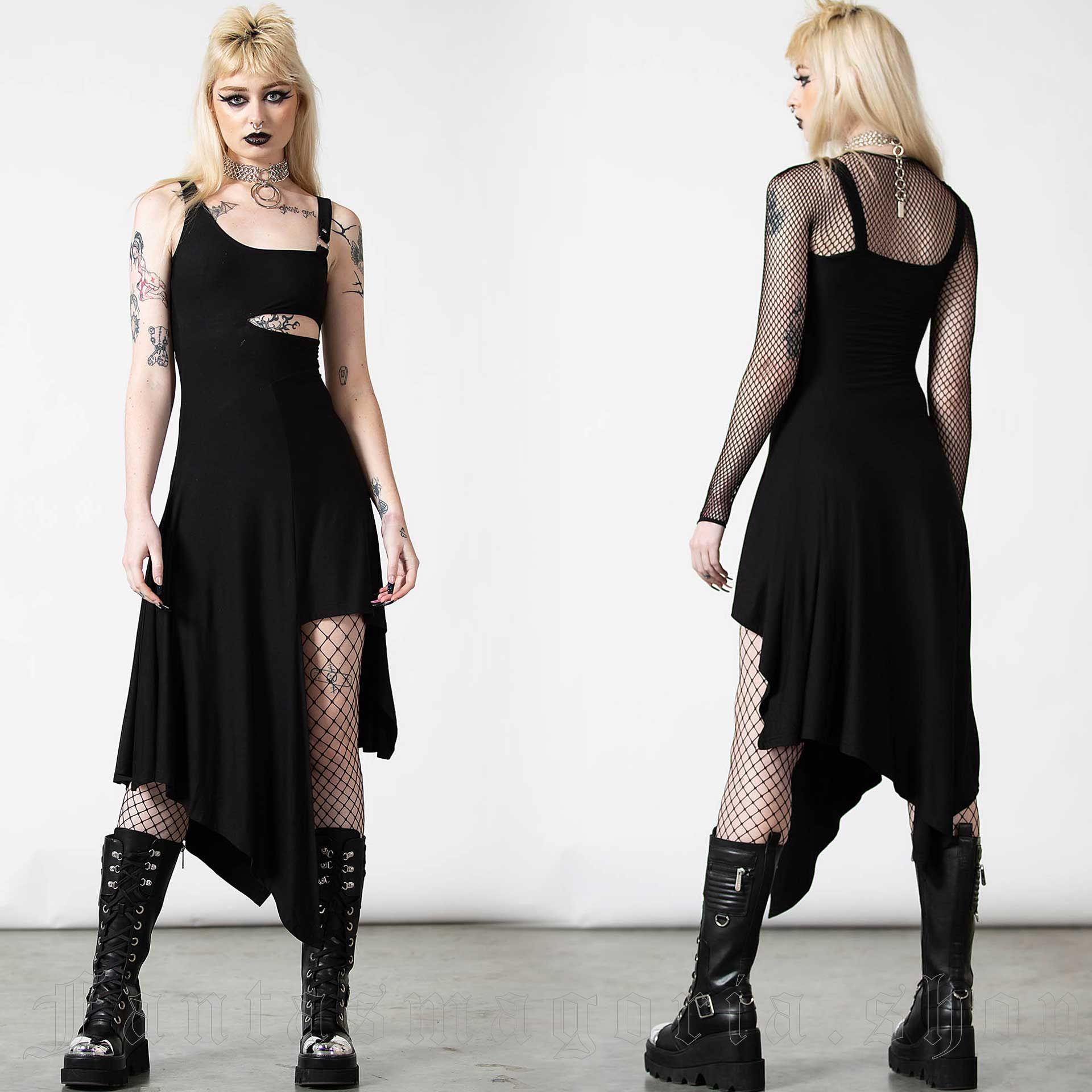 Corvia Asymmetric Dress - Killstar - KSRA005593 1