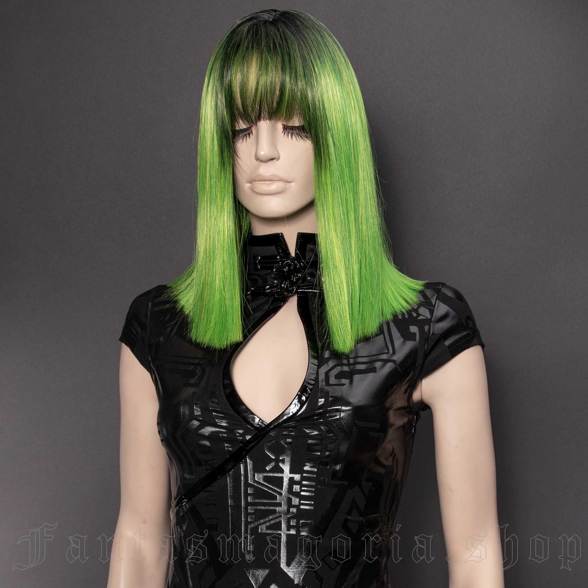mask industrial cyber goth wigs