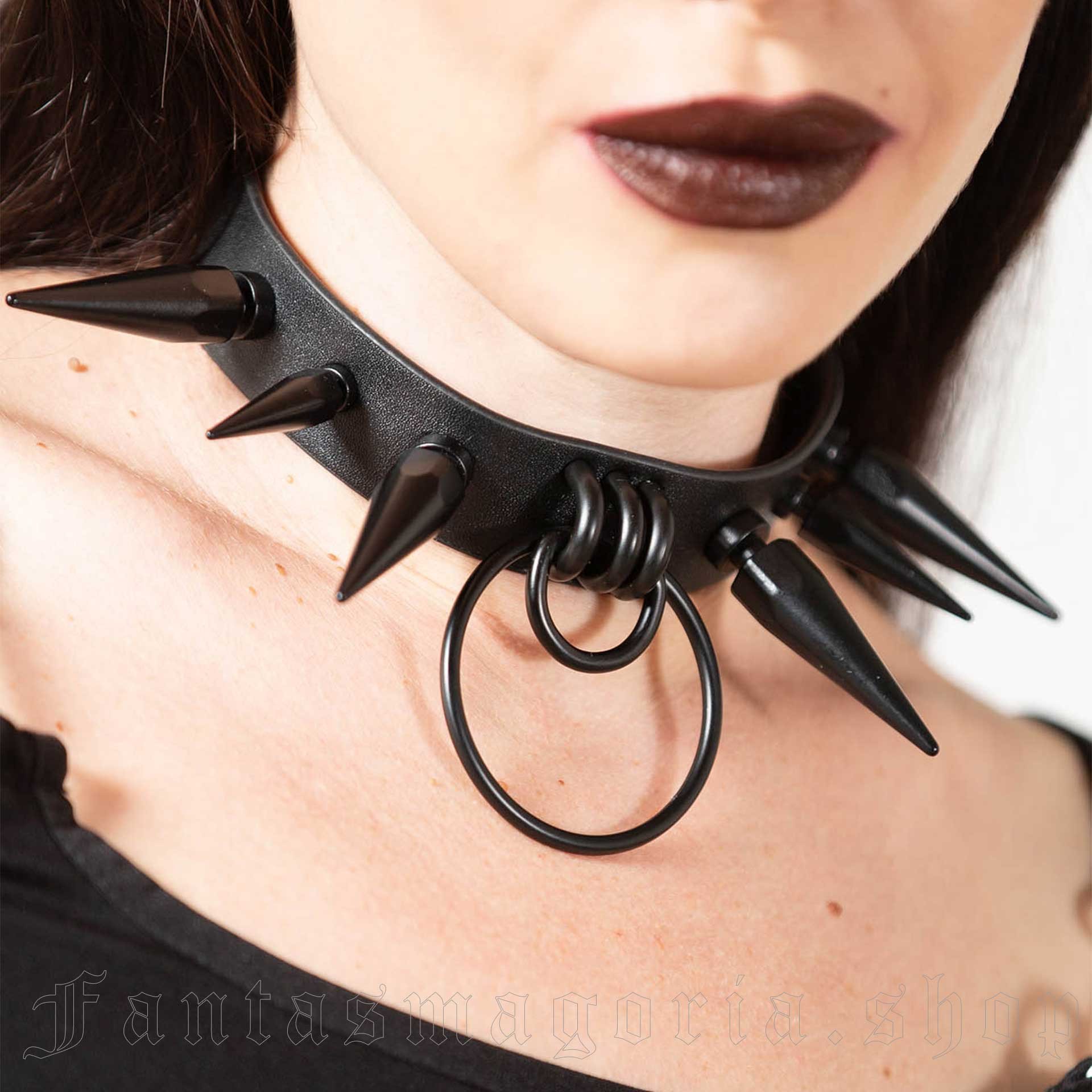 Goth Chocker Sexy Collar Cat Alloy Pink Punk Chokers Gothic Necklace for  Women Jewelry Cosplay