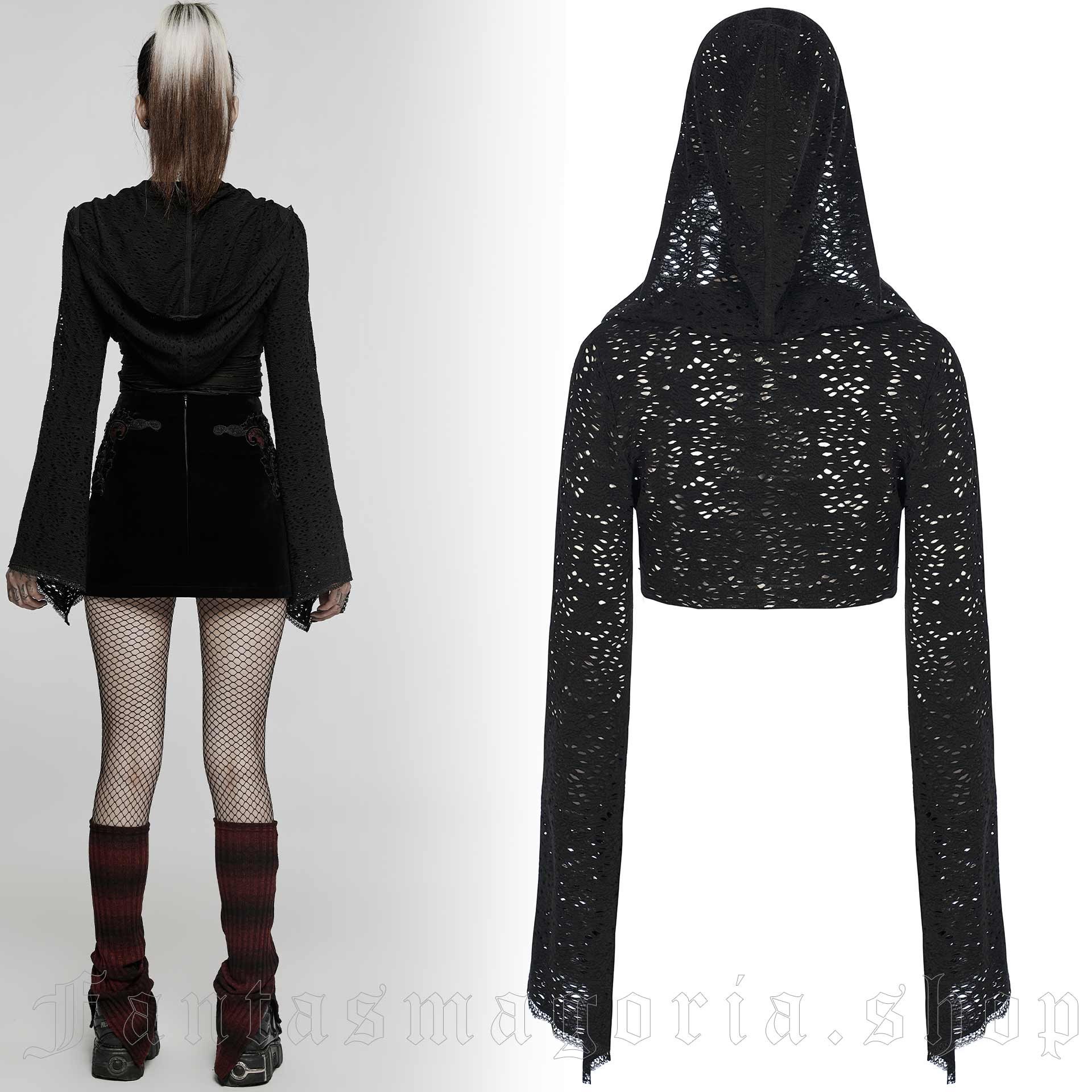 voodoo doll casual hooded jacket coat