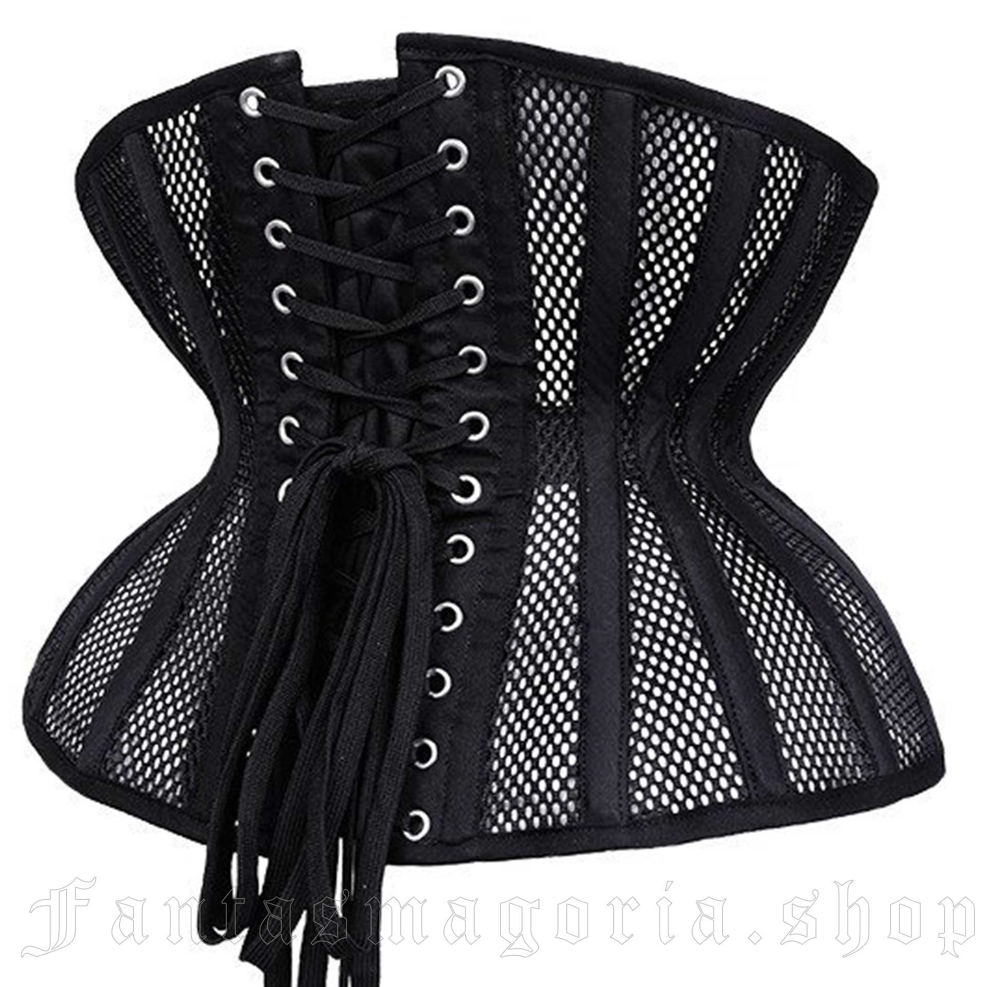 Women`s Gothic hourglass underbust corset.