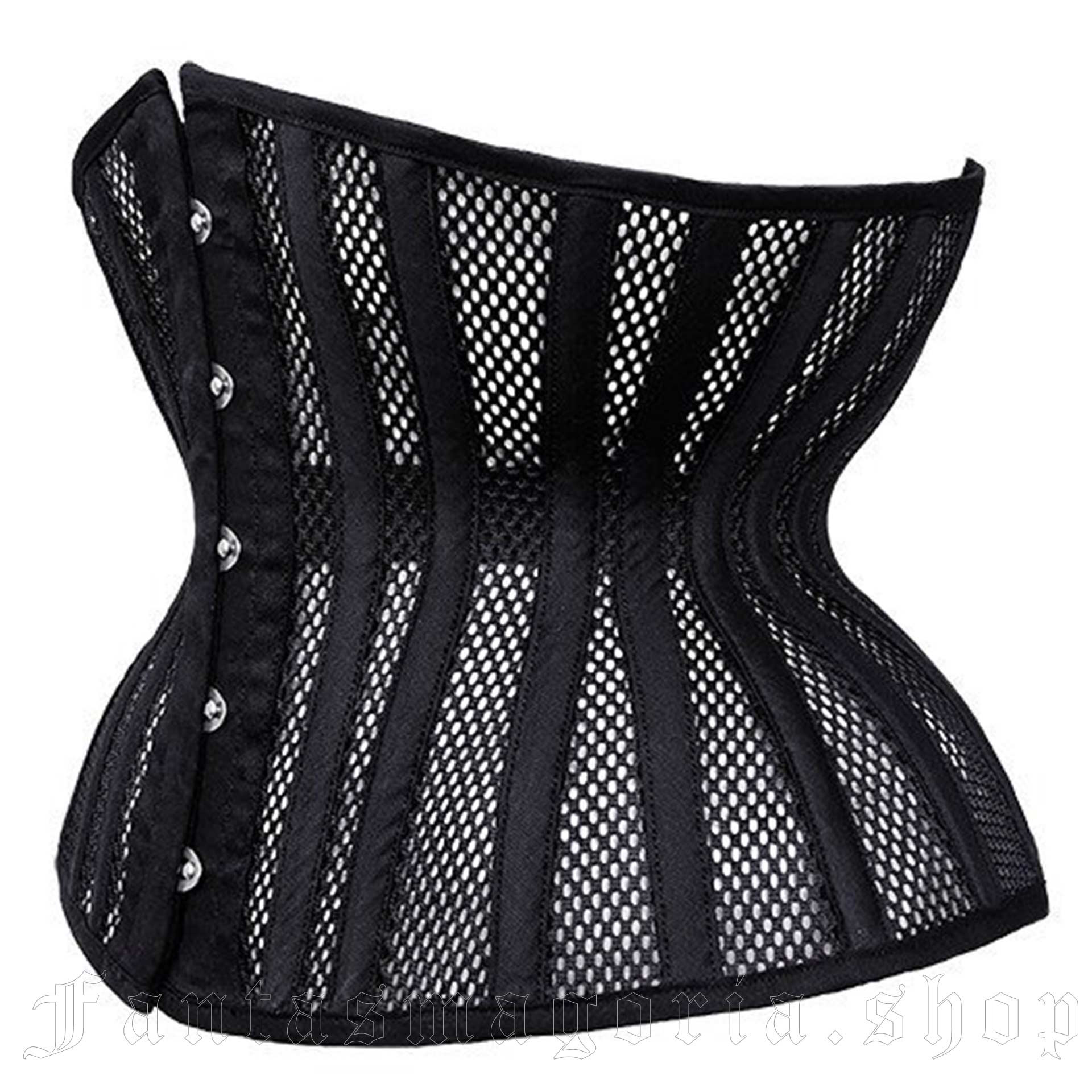 Women`s Gothic hourglass underbust corset.