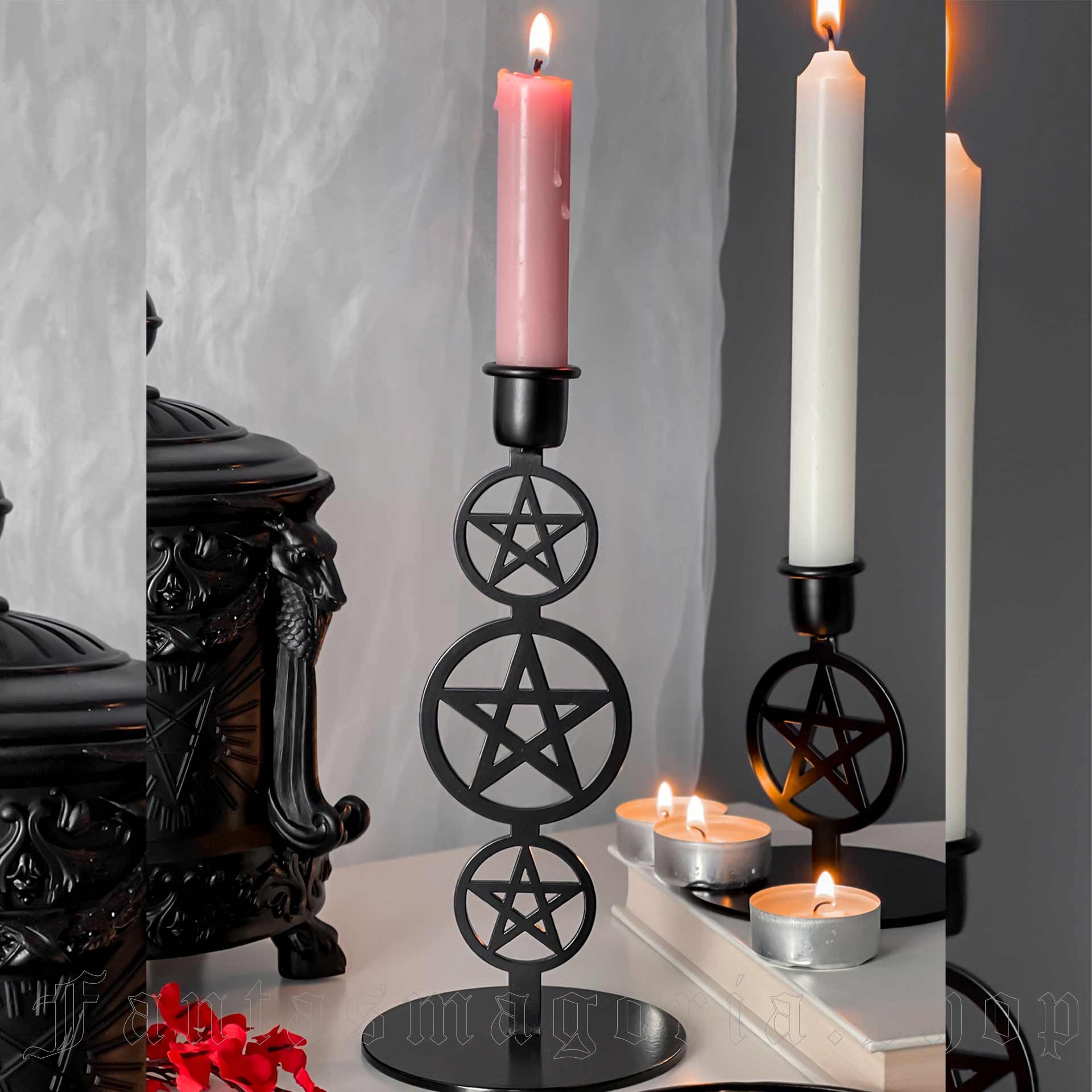 Pentagram Medium Candlestick Holder