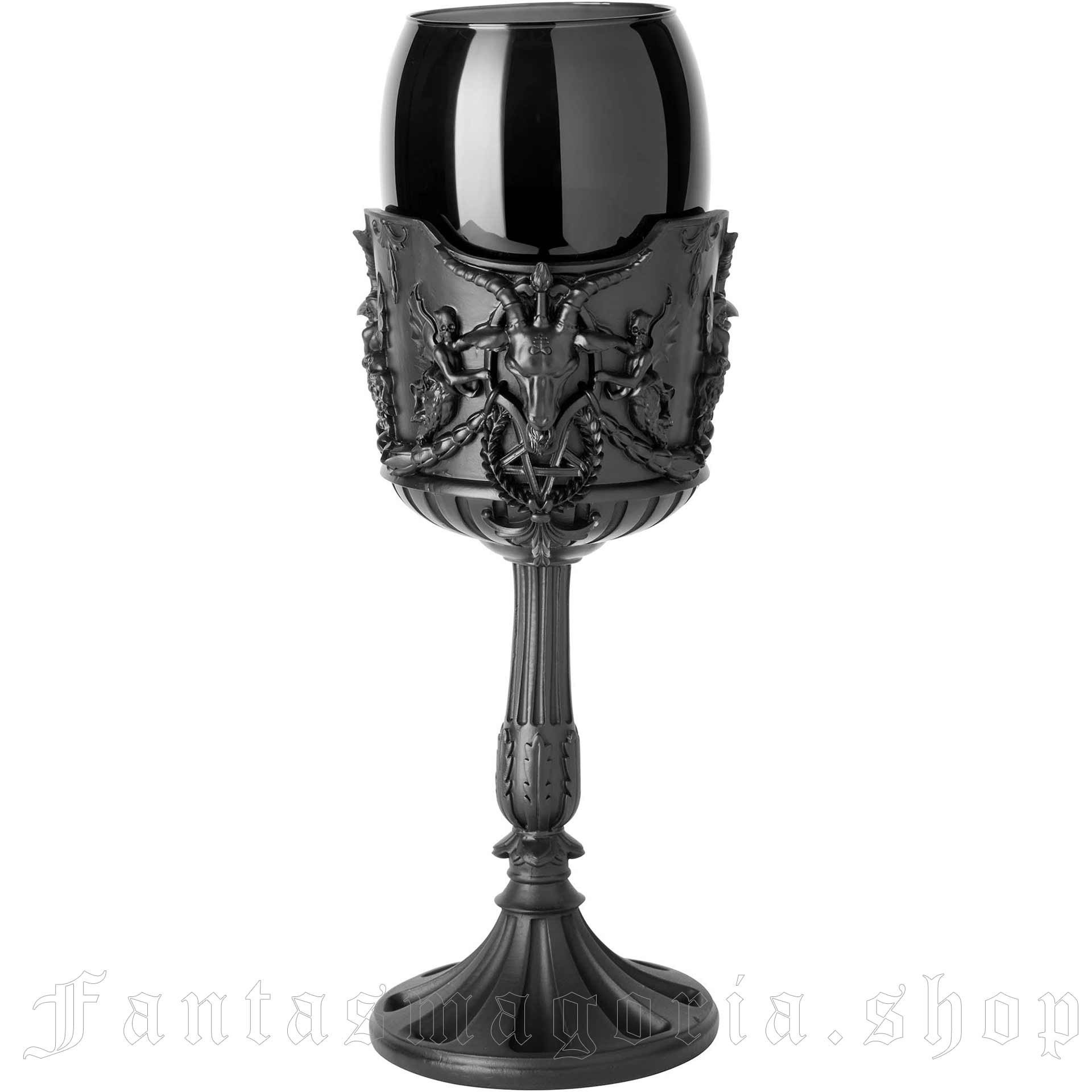 Dark Prince Resin Wine Glass