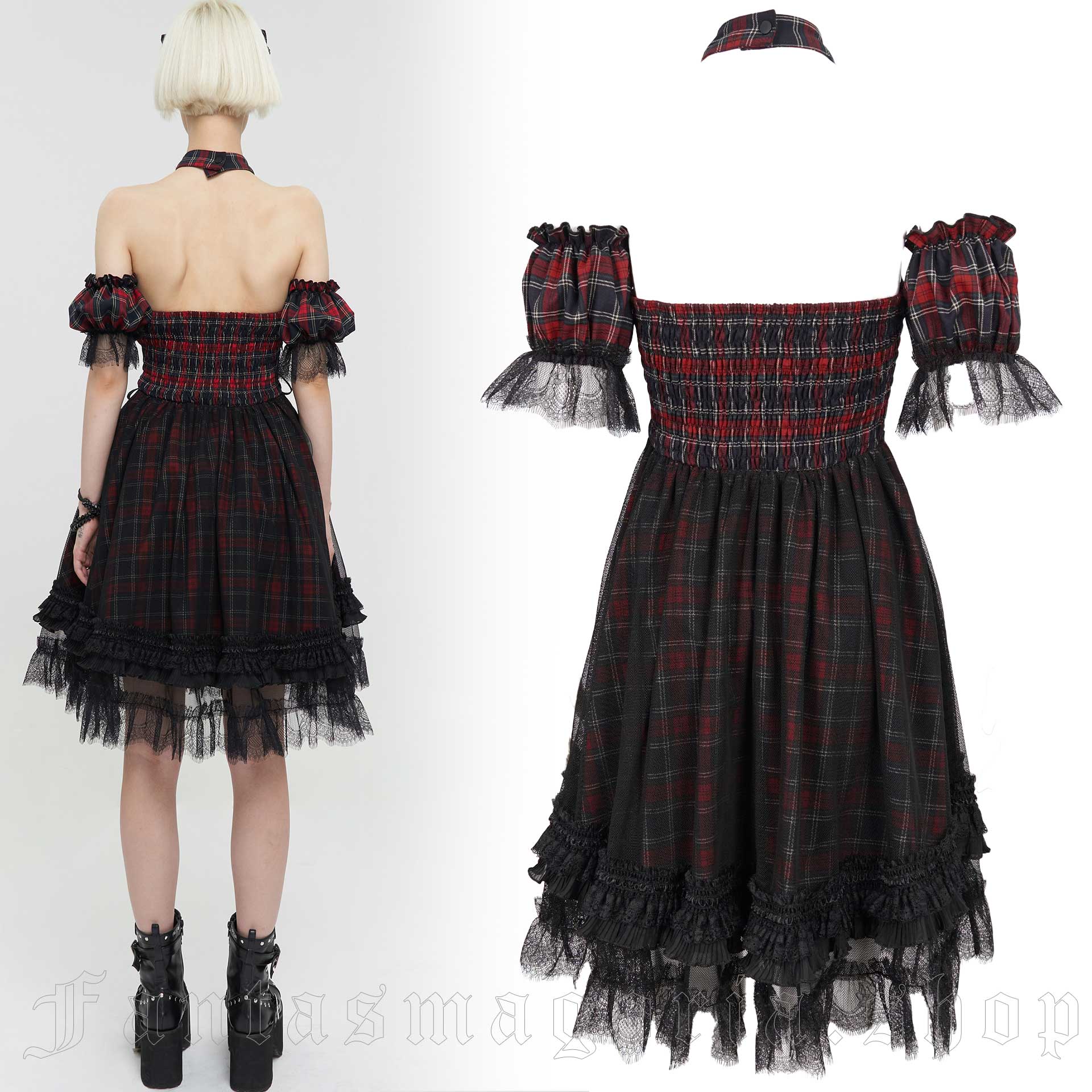 Razorblade Romance Dress by Devil Fashion brand