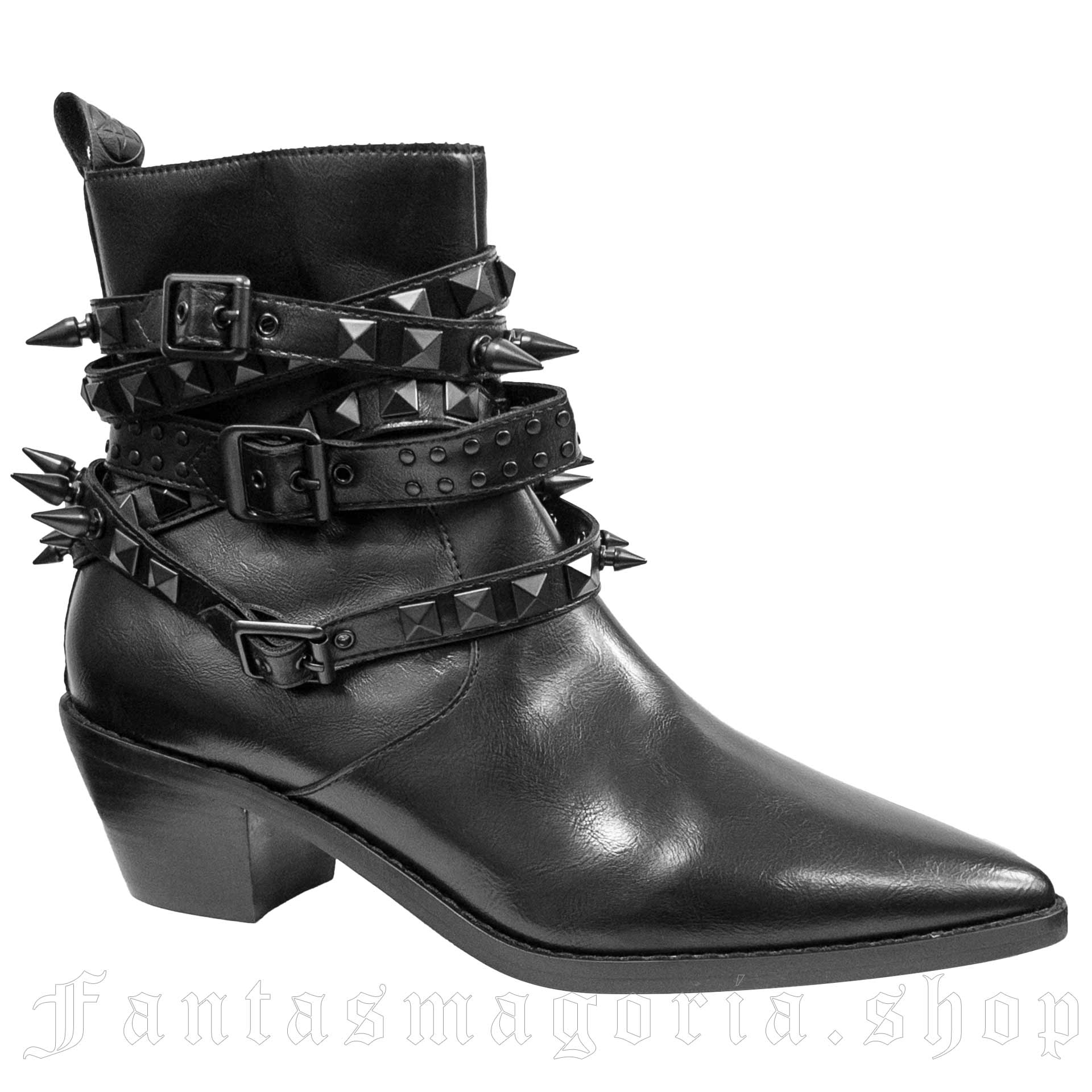 Callista Black Stud Boots - Killstar - KSRA008596 1