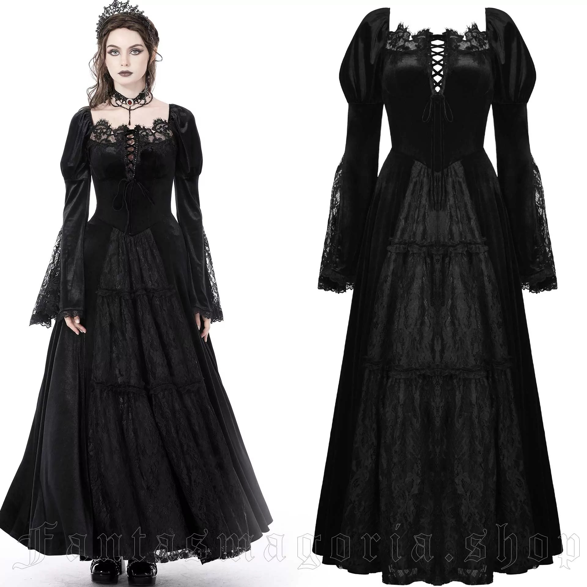 Gothic Nymph Dress - Dark in Love - DW751 1