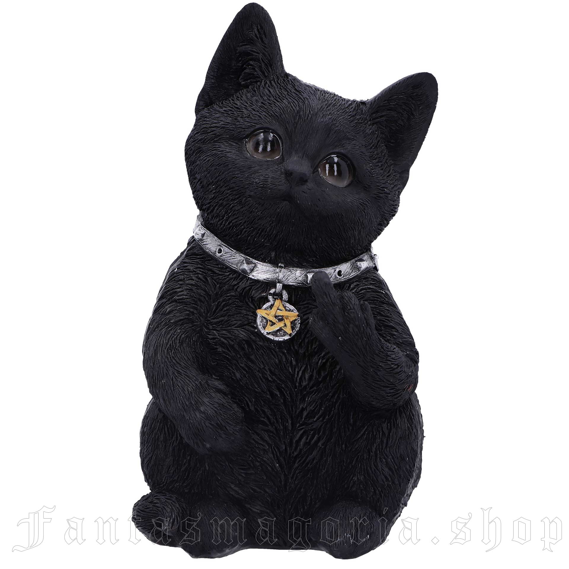 Cute cheeky black cat figurine.. Nemesis Now U5551T1.
