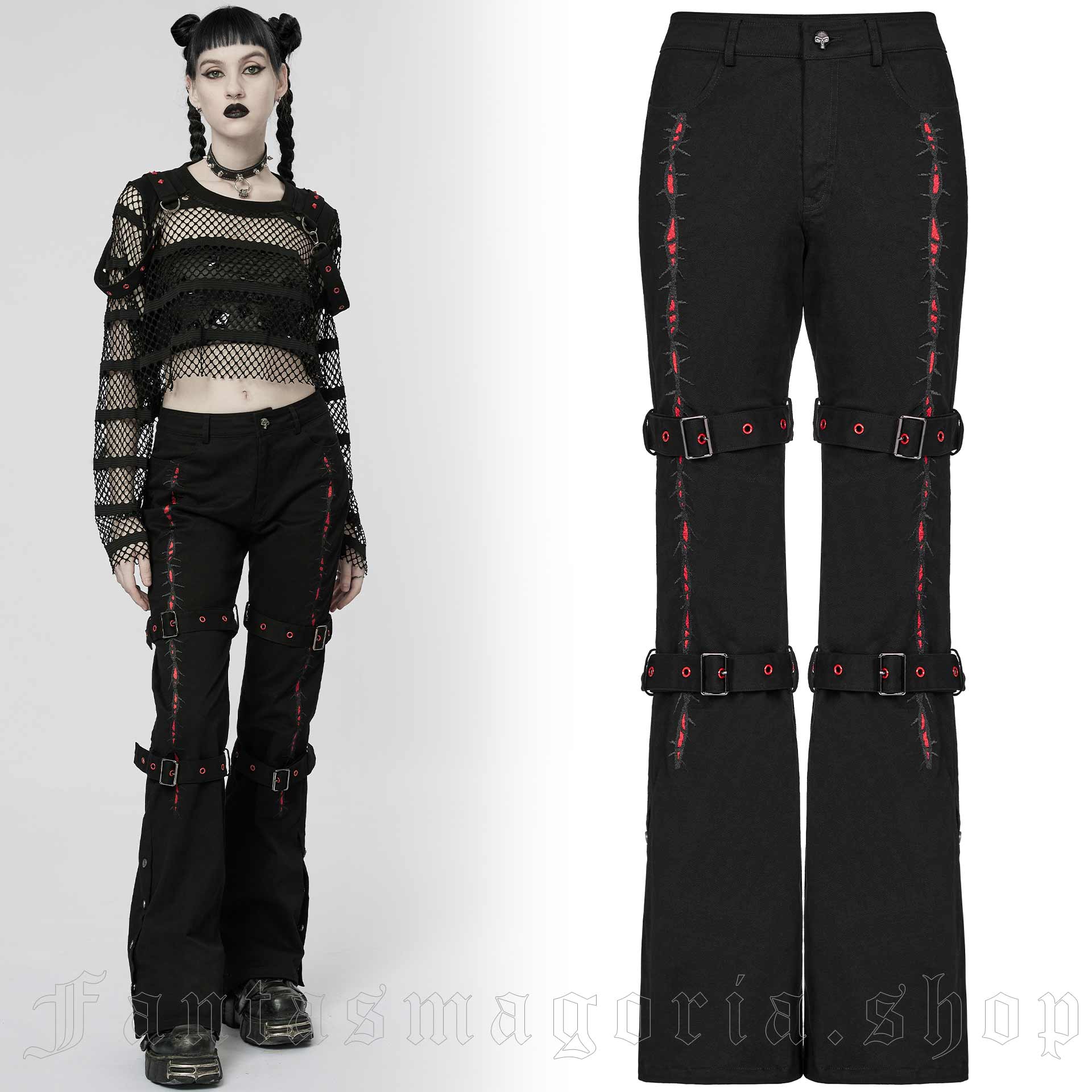 Barbed Wire Trousers - Punk Rave