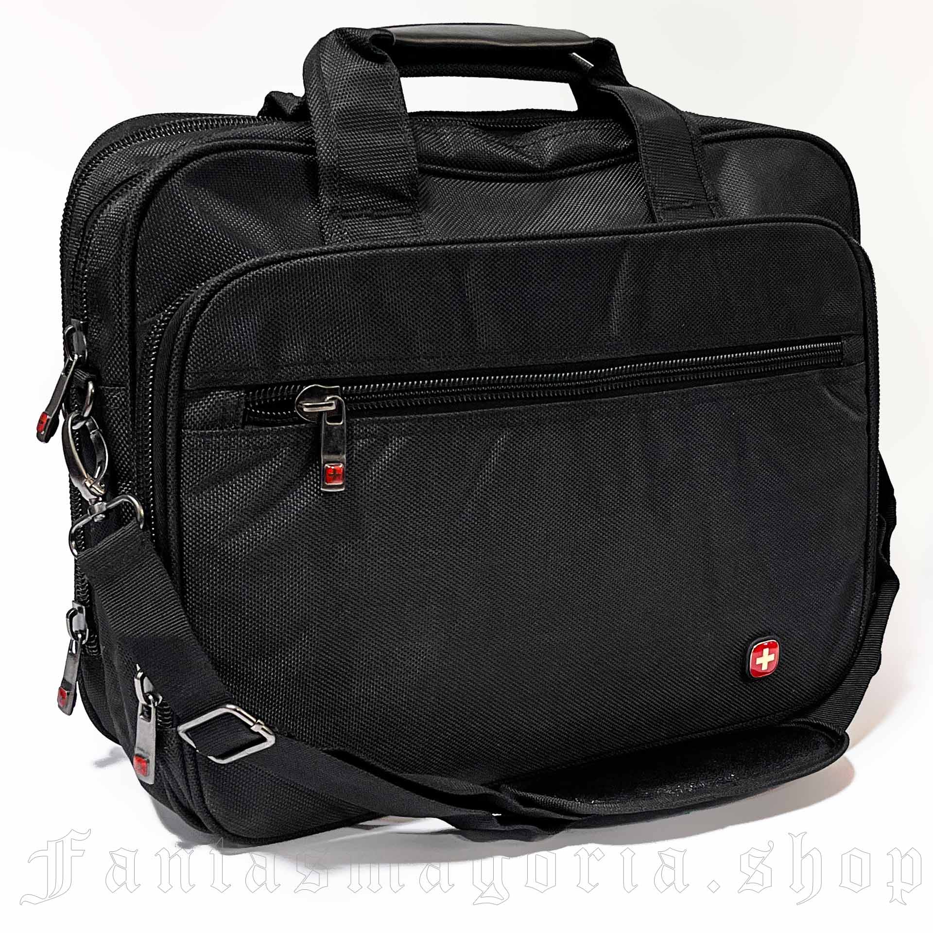 Black shoulder laptop bag.. NoName SB001.