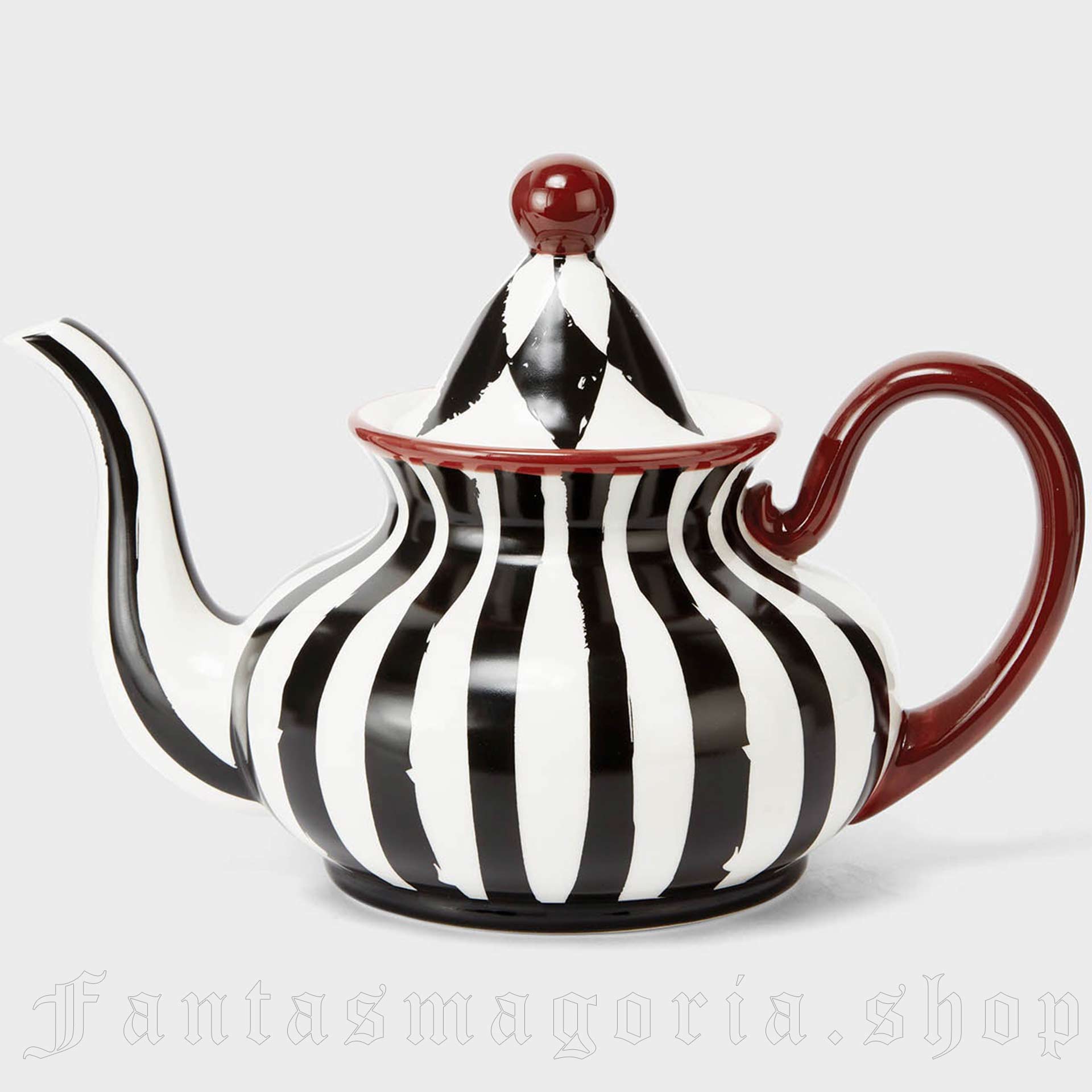 Gothic Carnival Striped Teapot - Killstar KSRA008191