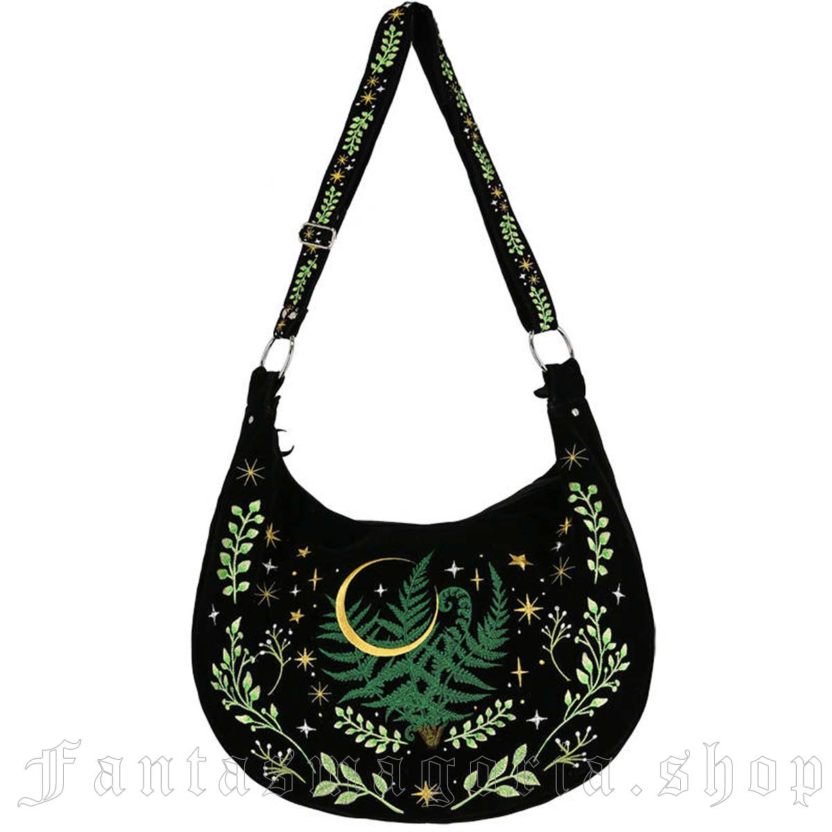 Hobo Fern Embroidered Slouchy Bag