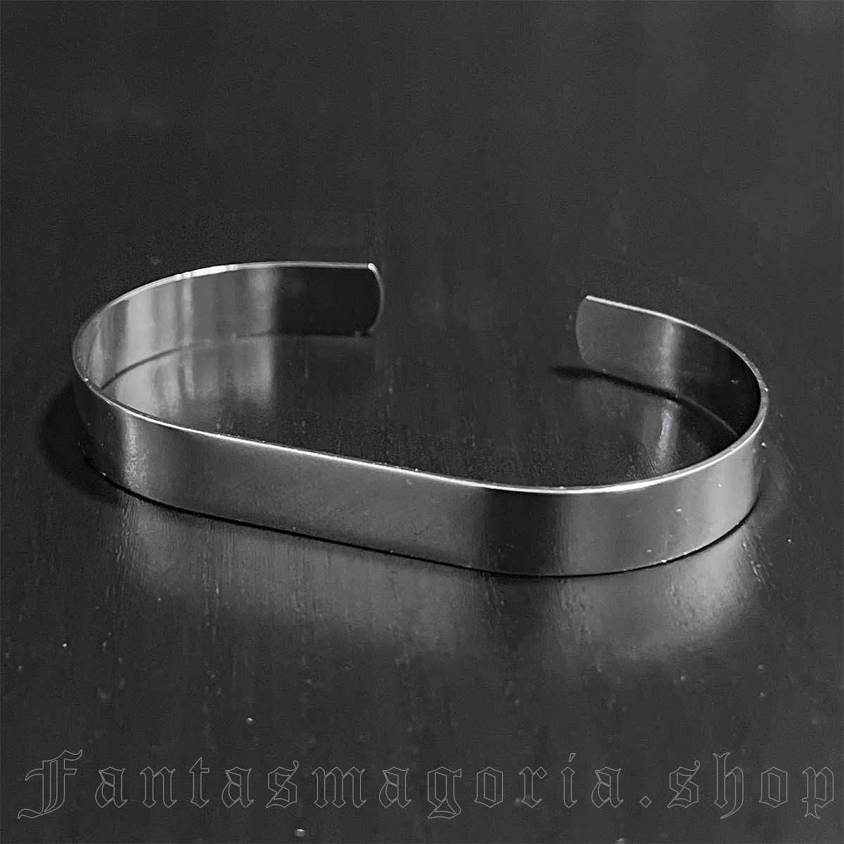Plain Steel Bracelet - FantasmAgoria - ACW0085 1