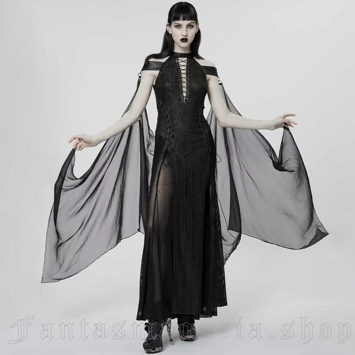 High Priestess Cape Dress - Punk Rave | Fantasmagoria.shop
