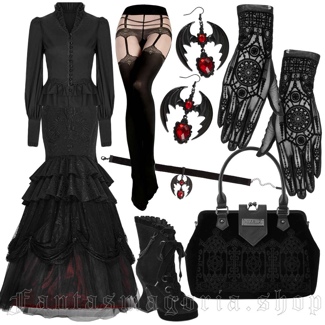 Gothic Victorian Lady outfit idea