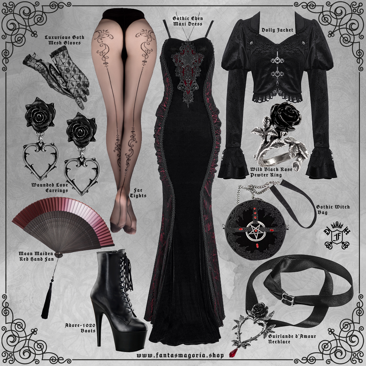 Devil Fashion and Eva Lady lookbook and outfit ideas