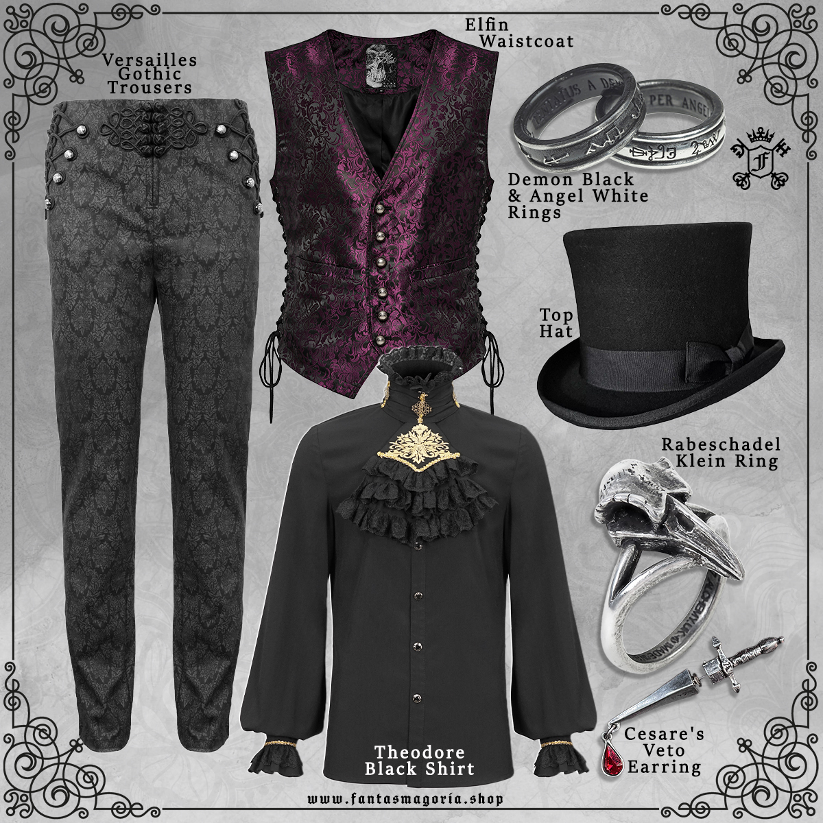 Shop Romantic and Victorian Gothic looks for men