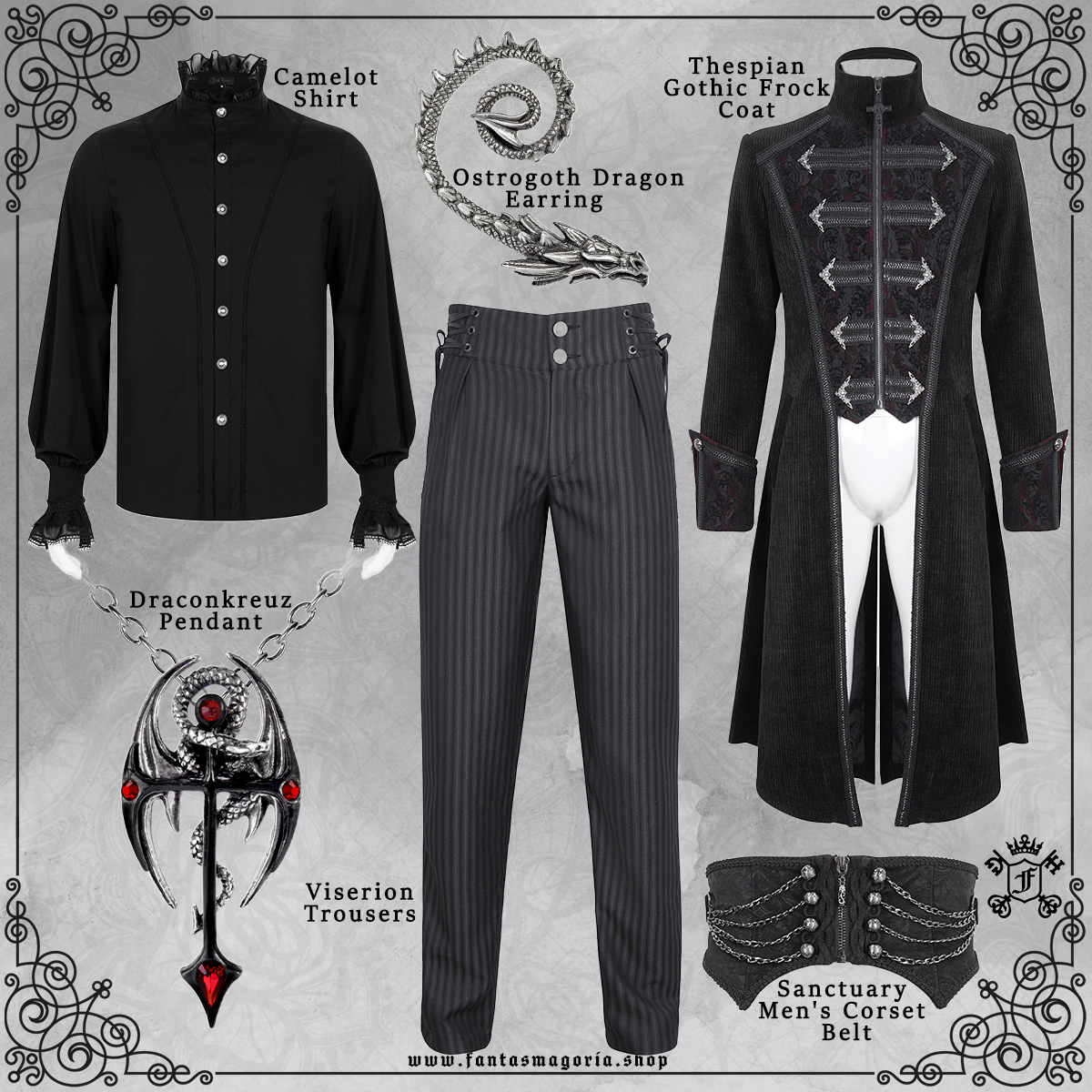 Shop Romantic and Victorian Gothic looks for men